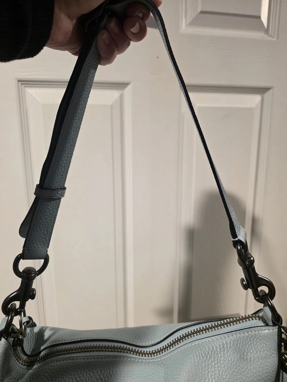 COACH Duffle 20 1941 Archive Crossbody Leather Shoulder Blue - Picture 14 of 17